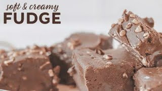 3 Ingredients Chocolate Fudge recipe Chocolate Fudge inspired from Hebbars Kitchen [upl. by Eugenius208]