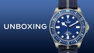 Unboxing the Tudor Pelagos FXD for the Marine Nationale 25707B22 [upl. by Richman]