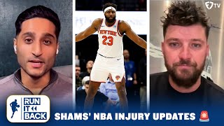 SHAMS NBA Injury Updates Mitchell Robinson Ben Simmons amp Ricky Rubio 👇 [upl. by Enelehcim817]