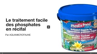 Le traitement facile des phosphates en récifal [upl. by Abernon]