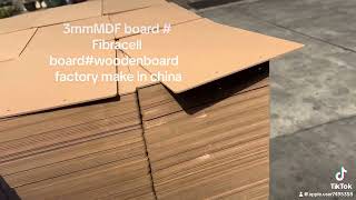 3mmMDF board  Fibracell boardwoodenboard factory make in china [upl. by Lynda]