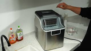 How To Clean Your Countertop Cube Icemaker IMFPeuhomy icemaker [upl. by Imefulo]