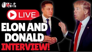 Live Donald Trump Unscripted Interview with Elon Musk [upl. by Nylkaj]