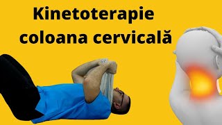 Exerciții de kinetoterapie coloana vertebrală cervicală [upl. by Ahselyt853]