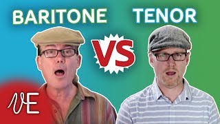 Difference between a TENOR and a BARITONE  with Mark Baxter  DrDan [upl. by Neelyk]