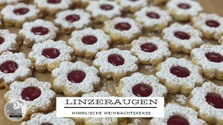 Himmlische Linzeraugen  einfaches Rezept [upl. by Bryon]