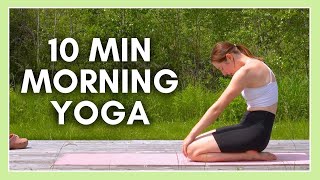 10 min Morning Yoga  Lower Back Stretches [upl. by Jaban]