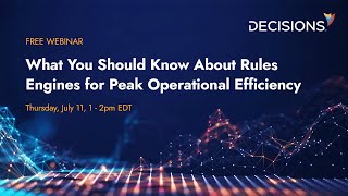 What You Should Know About Rules Engines for Peak Operational Efficiency [upl. by Adnovad508]