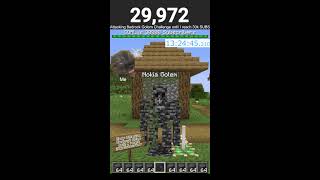 DAY12 Attacking Bedrock Golem Challenge until I reach 30000 Subscribers minecraft minecraftlive [upl. by Minni]