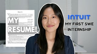 How I Landed My First Software Engineering Internship  SWE Intern at Intuit [upl. by Flavius651]