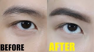 Easy Eyebrow Tutorial  Trim for Beginner  MENS GROOMING MAKEUP  男仕畫眉修眉  ISSAC YIU [upl. by Edrick]