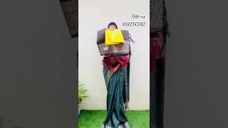 Checks saree 799 9392543182 love song telugu tamil lovesong saree sareehyderabad share [upl. by Watts]