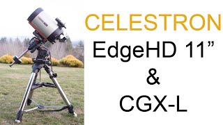 Celestron EdgeHD 11quot Telescope amp CGXL GEM Mount Mini Review AND Accessory Guide [upl. by Puklich]