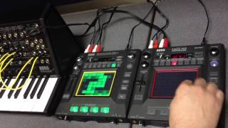 Analog and Digital Korg MS20 Mini with Kaossilator Pro and KP3 [upl. by Dhruv]