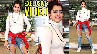 Actress Apsara Rani Exclusive Airport Visuals  Apsara Rani Photoshoot  TFPC Exclusive [upl. by Rimisac306]