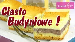 Sernik z budyniem  Ciasto Budyniowe przepis od DeserekTV [upl. by Herodias]