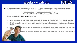 ICFES Matemáticas Álgebra y cálculo 📚 Parte 23   Cuadernillo 1 2022 [upl. by Yenttihw454]