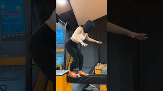 WENN ICH DU WÄRE… in der TRAMPOLINHALLE 🫣🥴 mit Itsmisabell turnen challenge trampolin funny [upl. by Jens]