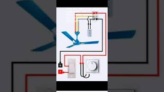 Ceiling fan connection diagram chandankumarmanna798 [upl. by Nonnad]