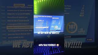 We Abt wont a turny fortnite fortniteclips tournament noway [upl. by Burack]