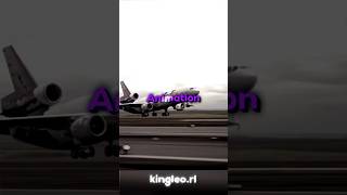 Animation vs Real Footage  FedEx flight 80 shorts planecrash [upl. by Fezoj713]