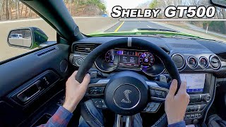 Driving the 760hp Shelby GT500  Is Ford’s Brutal Mustang Overkill for Street POV Binaural Audio [upl. by Egiedan]