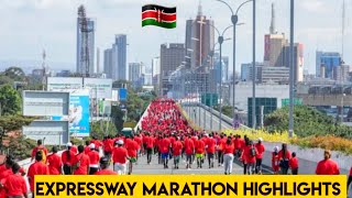 Nairobi EXPRESSWAY MARATHON Highlights How it went down [upl. by Whitelaw]