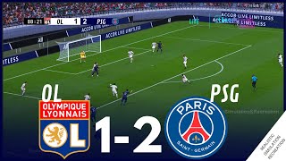 LYON 12 PSG LIVE Résumé  FINALE  Simulation de jeu vidéo [upl. by Amri]