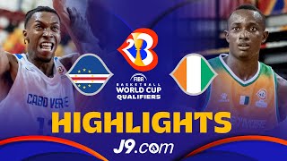 Historical 🇨🇻 Cape Verde qualify for World Cup  J9 Basketball Highlights  FIBAWC 2023 Qualifiers [upl. by Orlan]