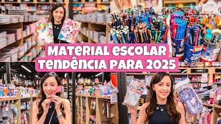 VALE A PENA ESCOLHENDO MATERIAL ESCOLAR PARA MINHA FILHA NA LIVRARIA LEITURA  VOLTA ÀS AULAS 2025 [upl. by Annasor608]