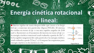 CINÉTICA ROTACIONAL Y LINEAL [upl. by Horlacher]