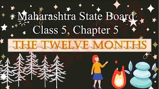 The Twelve Months Explanation in Hindi  Class 5 Chapter 5 Balbharti Maharashtra State Board [upl. by Chernow]