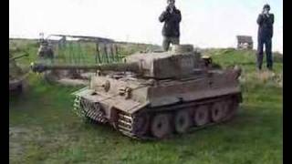 14 Scale RC Tiger 1 Driving Around [upl. by Maddy]