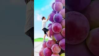 इतने बड़े अंगूर का गुच्चा 🍇🤯facts​ shorts video dpmagic​ [upl. by Tsugua]