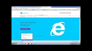 How To Update the Older Internet Explorer to New Version 11 [upl. by Violante]