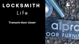 Aluminium door closer replacement 🚪🛠️ locksmithlife [upl. by Rennerb]