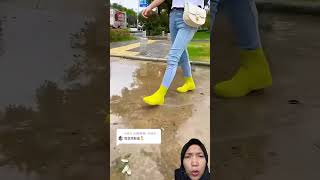 solusi sepatu tetep bersih shorts riviu đanang tienich riviucomment funny shortvideo [upl. by Ekeiram]