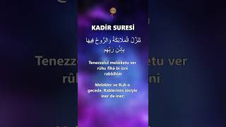 Kadir Suresi [upl. by Susann]