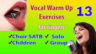 Vocalization 13  Vocal Warm ups  Voice Lesson  Choir Vocalization [upl. by Zoeller]