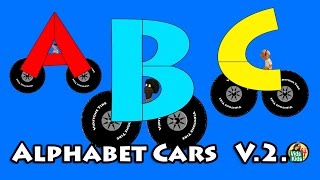 Alphabet Cars V20  Learn The Alphabet With Kids ABC Vehicles [upl. by Toile]