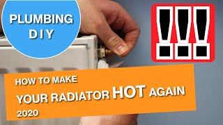 How to make your cold radiator hot again  What you need to do next [upl. by Esilec]