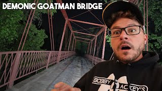 POSSESSED BY DEMON AT HAUNTED GOATMAN BRIDGE [upl. by Elburt]