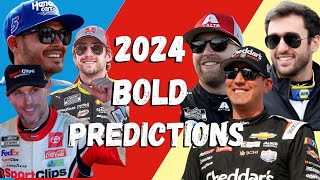 Bold Predictions for the 2024 NASCAR Season [upl. by Ainocal722]