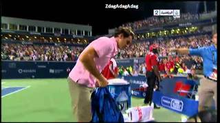 Federer VS Berdych In TORONTO 2010 last 4mins moments [upl. by Allisurd]