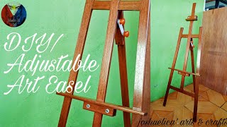 How To Make An Adjustable Art Easel [upl. by Naek755]