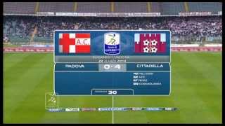 PadovaCittadella 04 highlights 30 Giornata Serie B Eurobet 201314 [upl. by Ahsikym]