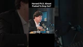 Harvard PhD Almost Pushed To Drop Out  Eric Weinstein  Tom Bilyeu entrepreneur shorts [upl. by Sabra]