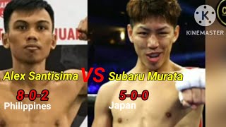 Alex Santisima VS Subaru Murata  FULL FIGHT HIGHLIGHTSJapan Vs Philippines [upl. by Bills841]