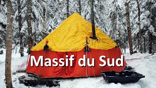 Winter camping Parc du Massif du Sud [upl. by Osner]