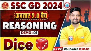 SSC GD New Vacancy 2024  SSC GD Reasoning Demo 1 अवतार 20 बैच Dice Reasoning By Sandeep Sir [upl. by Bensen]